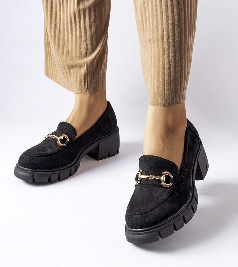 Juodi aukštakulniai bateliai Irmina