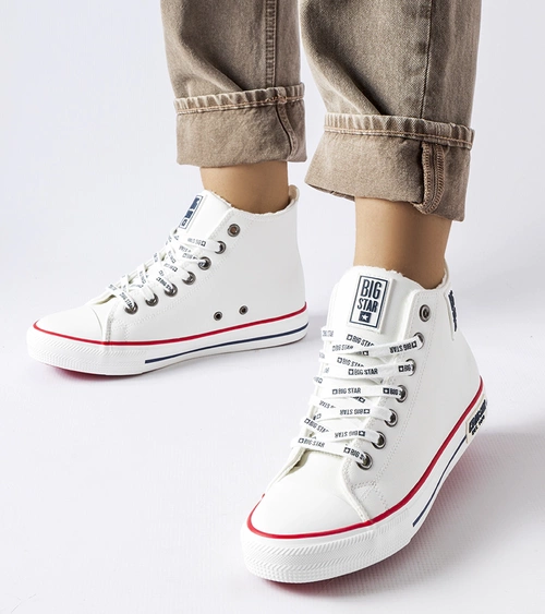 Balti pašiltinti sportiniai batai Big Star KK274597