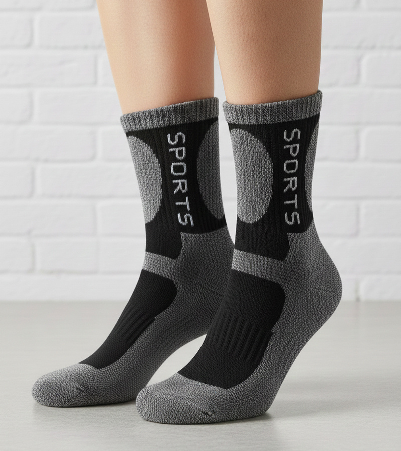 Juodos vyriškos šiltos kojinės Nerput