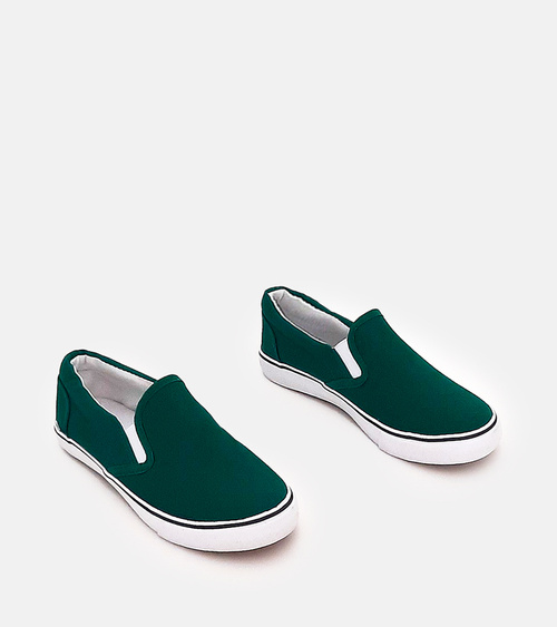 Žalios vaikiškos įmaunamos sportbačiai „Lagunes“