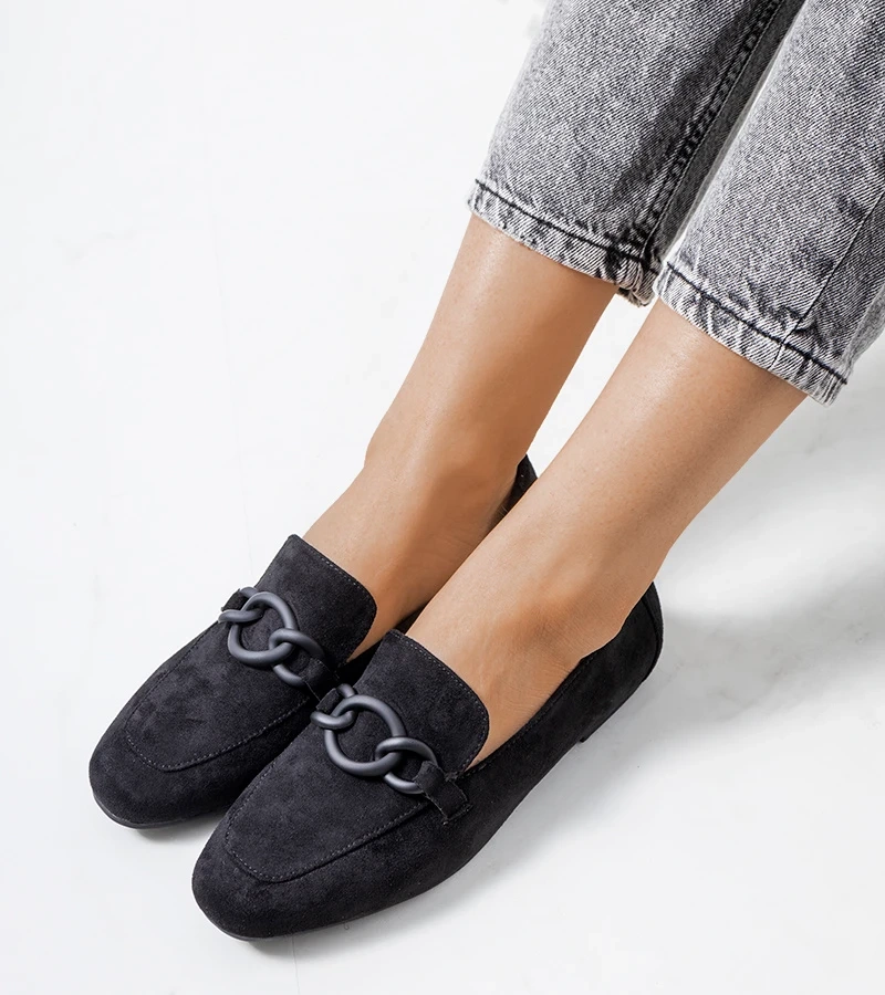 Juodi odiniai batai Dante