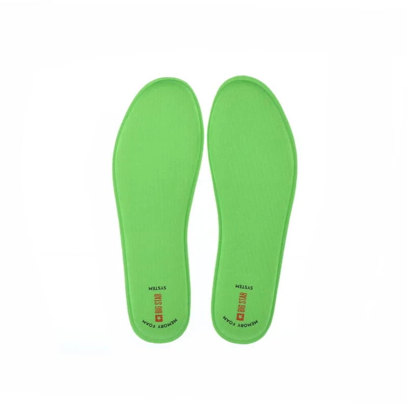 Žalios „Big Star“ atminties putų batų vidpadžiai