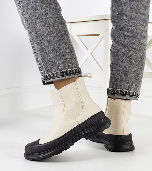 Smėlio spalvos eko odos aulinukai „Chelsea“ Loree