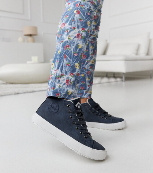 Tamsiai mėlyni sportiniai bateliai Lee Cooper LCJL-20-31-12