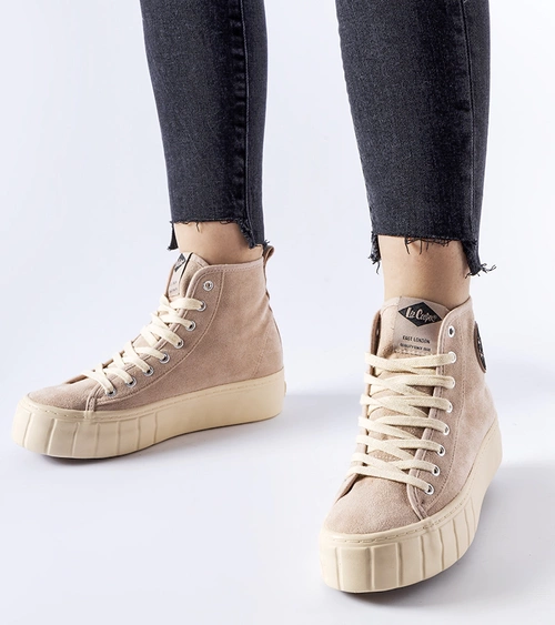 Smėlio spalvos „Lee Cooper“ sportbačiai LCJ-22-31-1434L