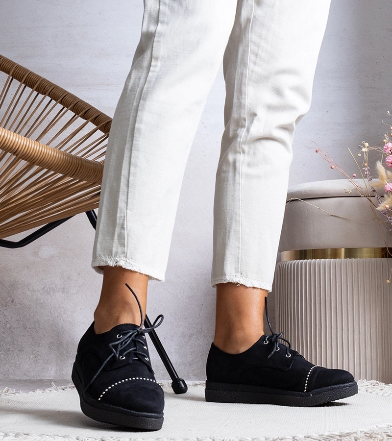 Juodi moteriški bateliai Vista