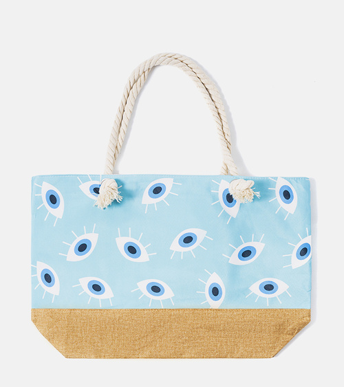 Mėlyna paplūdimio krepšys „Elsina“