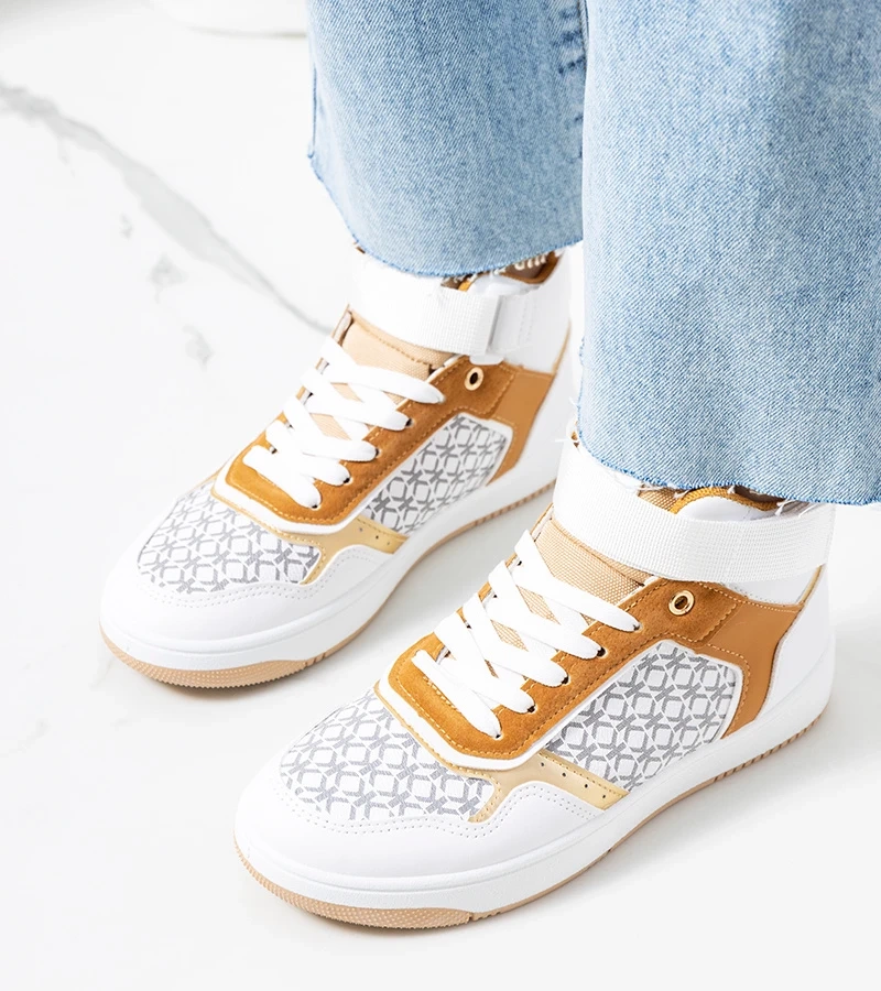 Balti iki kulkšnių sportiniai bateliai „Emmers“