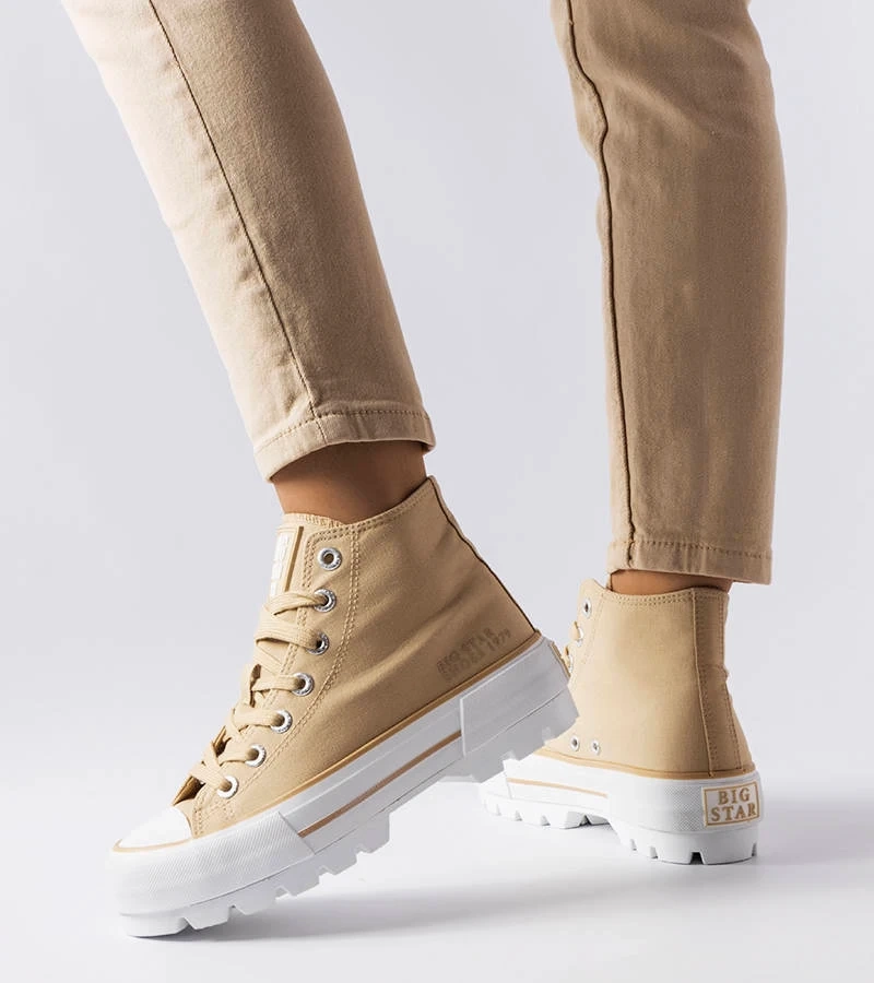 Big Star moteriški auliniai sportbačiai smėlio spalvos LL274160