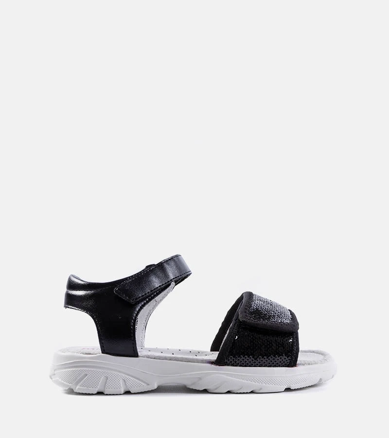 Juodi vaikiški sandalai Grenier