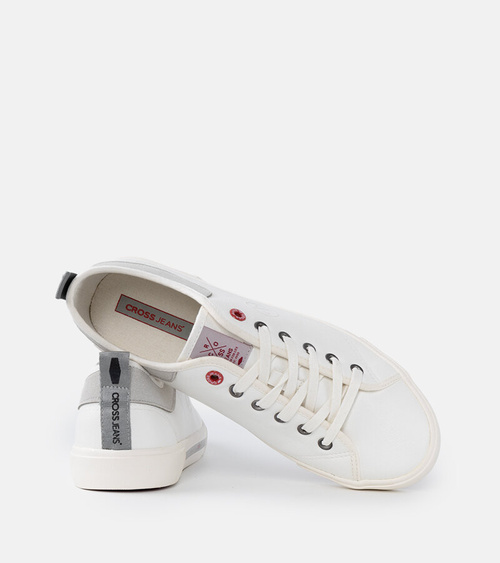 Balta ir pilka vyriška sportinė avalynė CROSS JEANS