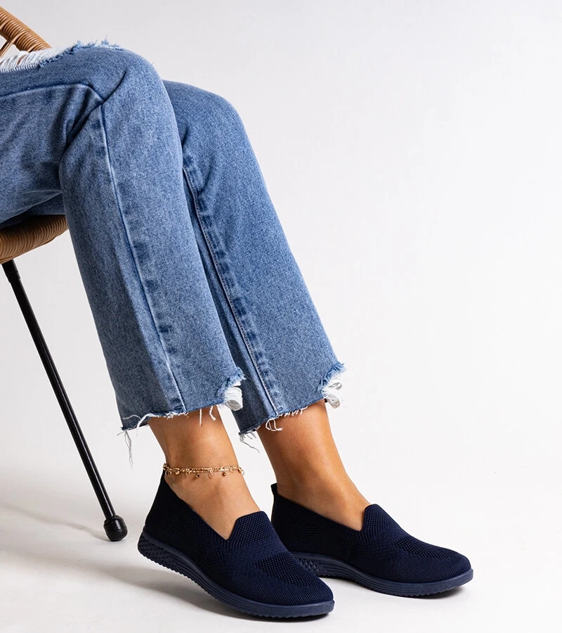 Tamsiai mėlyni įspiriami sportiniai bateliai Abadly