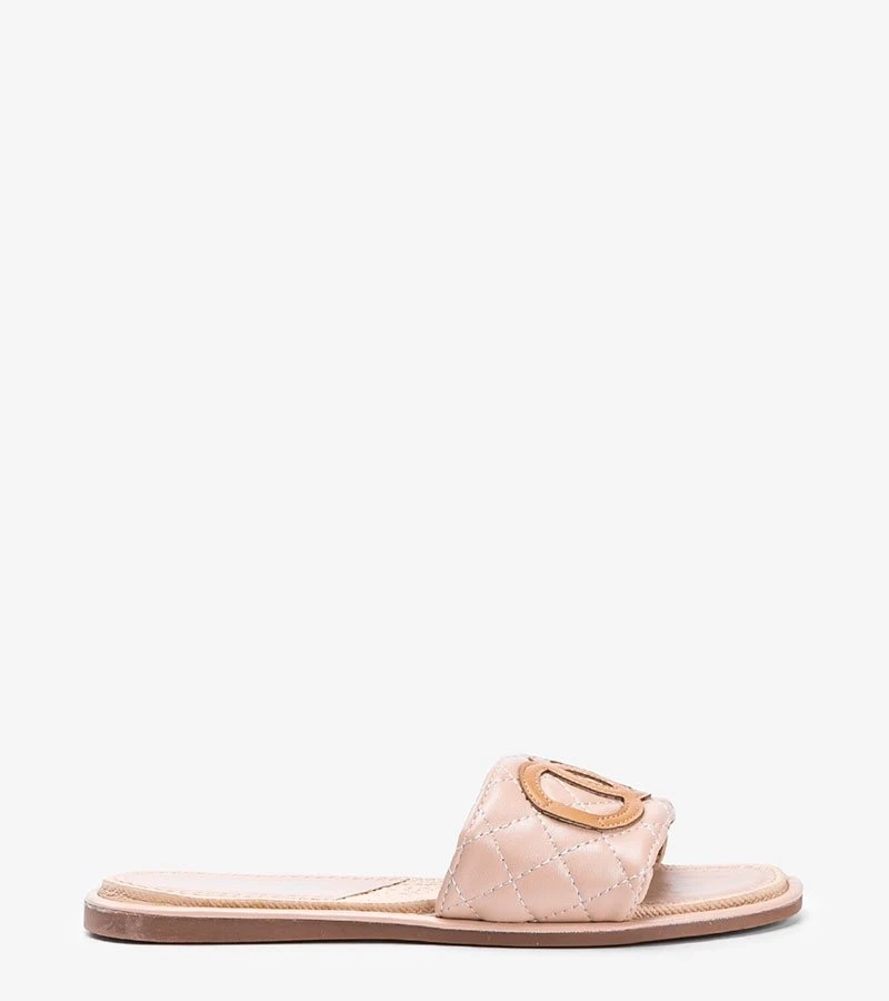 Smėlio spalvos moteriškos šlepetės Ypsy