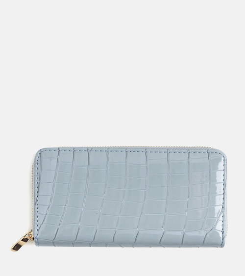 Mėlyna lakinė piniginė Spangler