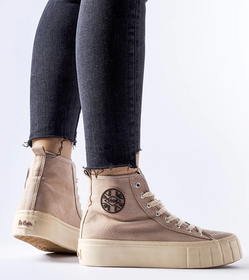 Smėlio spalvos „Lee Cooper“ sportbačiai LCJ-22-31-1434L