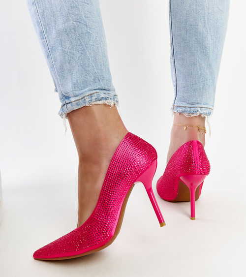 Tamsiai rožiniai aukštakulniai Liena