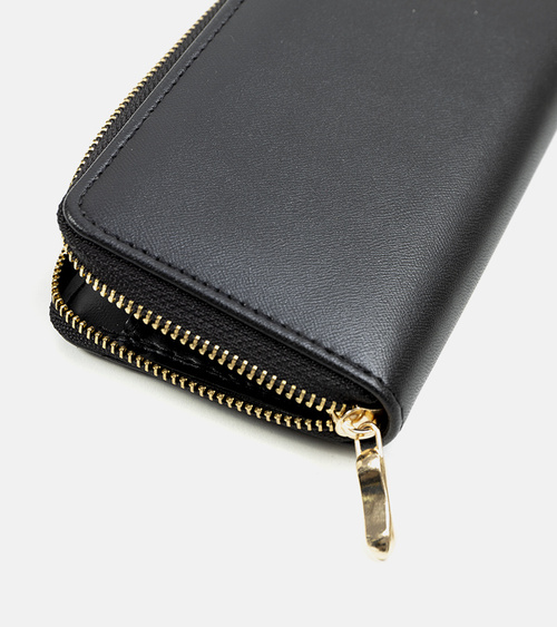 Juoda klasikinė piniginė Elsa