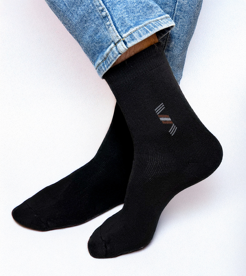 Juodos vyriškos šiltos kojinės Narus