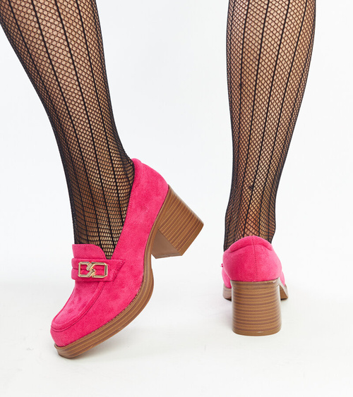 Tamsiai rožiniai aukštakulniai bateliai Aludra