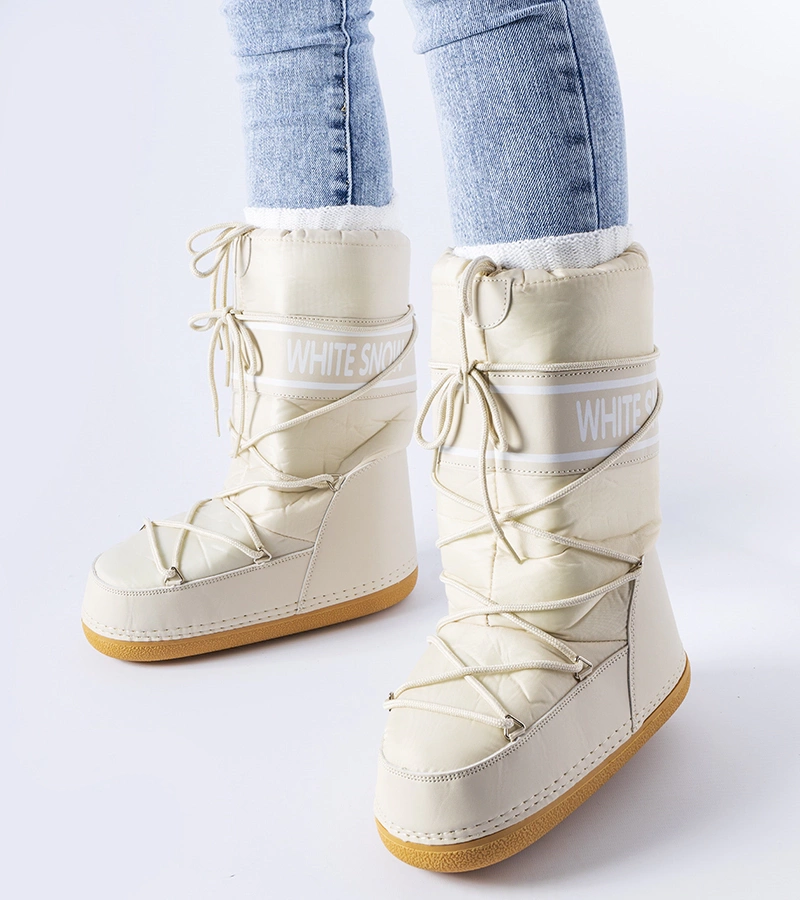 Smėlio spalvos lengvi pašiltinti sniego batai Everett