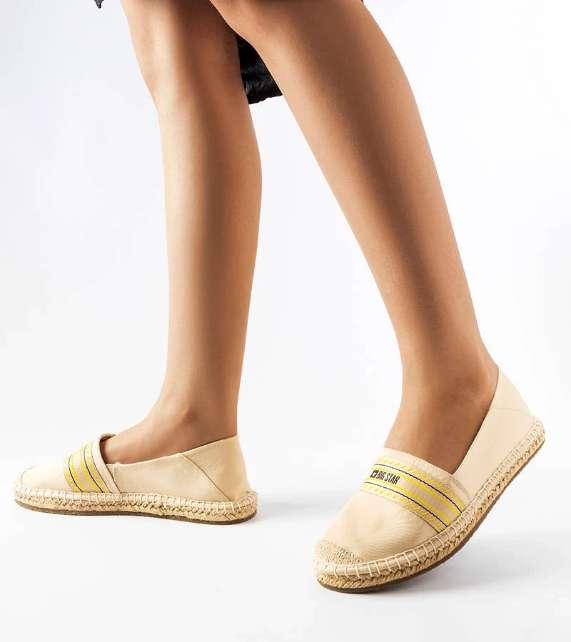 Smėlio spalvos espadrilės Big Star LL274895