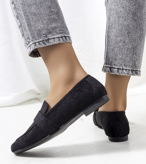 Juodi moteriški Hannah pusbačiai