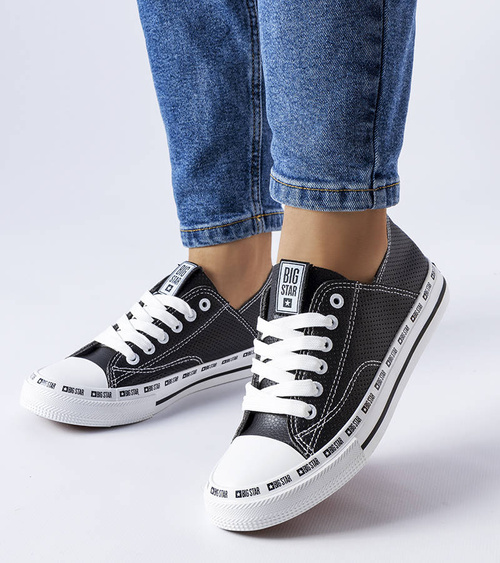 Juodi ažūriniai sportbačiai Big Star FF274023