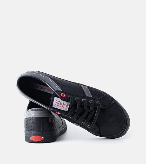 Juodi vyriški sportiniai bateliai CROSS JEANS