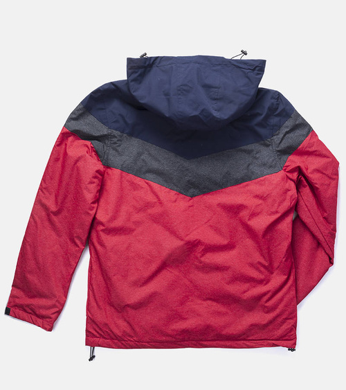 Raudona vyriška pereinamojo sezono striukė Dupont