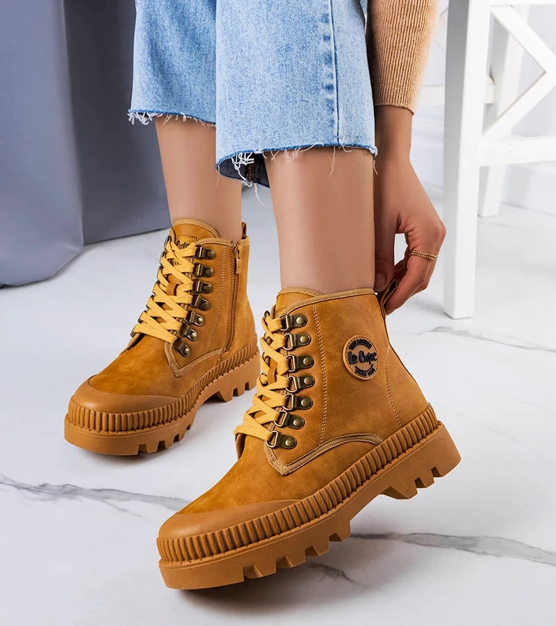 Kamelinės pašiltintos aulinės basutės LCJ-22-44-1339L Lee Cooper