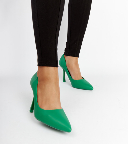 Žali aukštakulniai bateliai „Rodney“