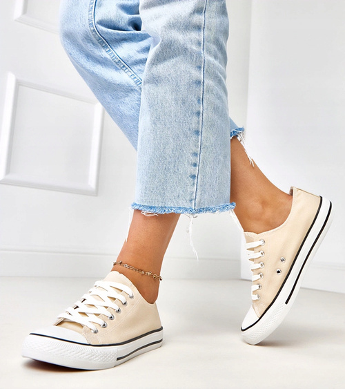 Smėlio spalvos klasikiniai moteriški sportbačiai Zurhat