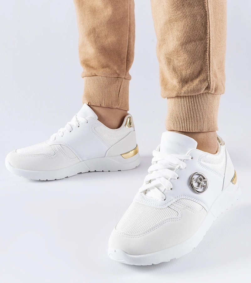 Balti sportiniai „Almenno“ sportbačiai