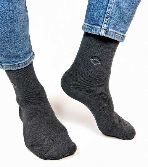 Pilki vyriški šilti kojinės Narus
