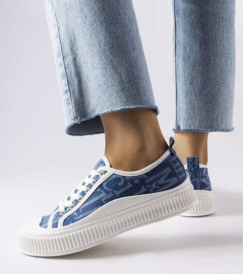 Tamsiai mėlyni platforminiai sportbačiai Alfianello