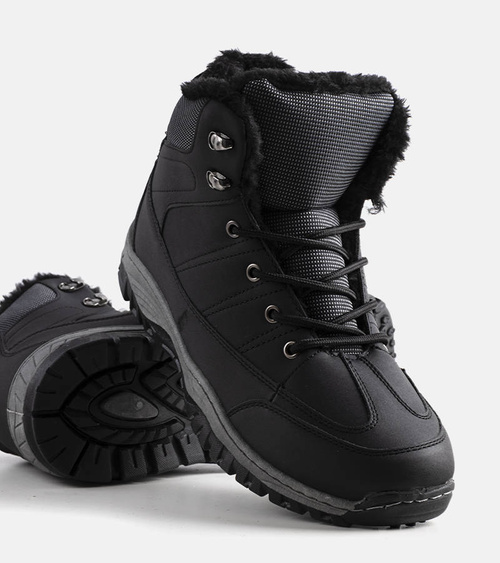 Juodi pašiltinti auliniai batai „Violette“