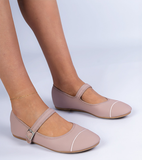 Rožiniai matiniai balerinai Longhola