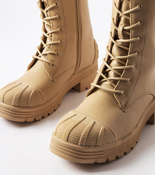 Smėlio spalvos storapadžiai darbo batai „Manara“