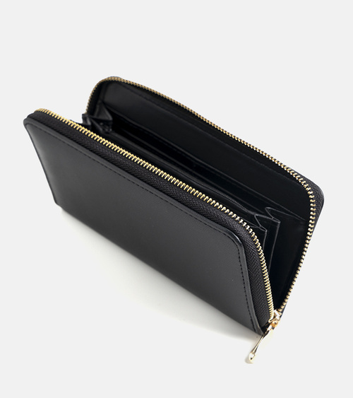 Juoda klasikinė piniginė Elsa