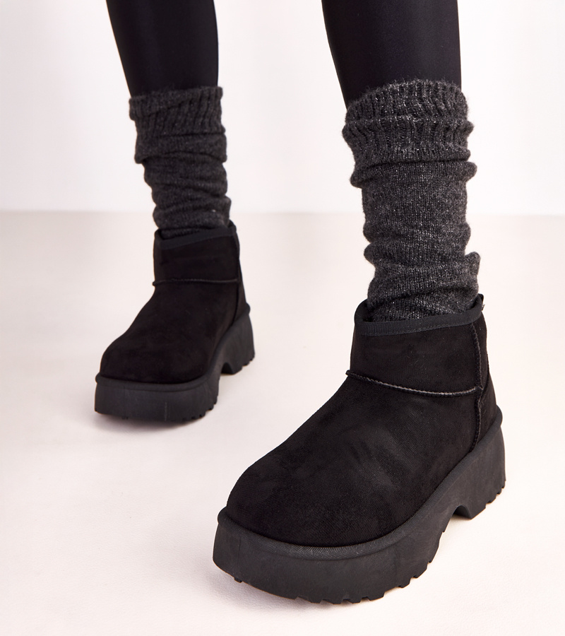 Juodi žemi ekozomšo sniego batai Joshua