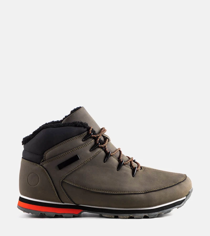 Žalios pašiltintos trekingo batai Jemma