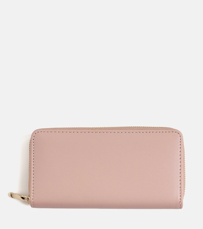 Rožinė klasikinė piniginė Elsa