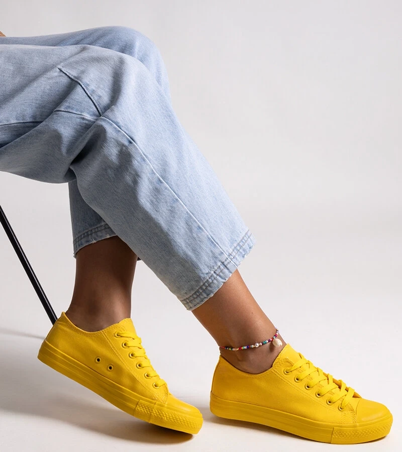 Geltoni klasikiniai sportbačiai Nudar