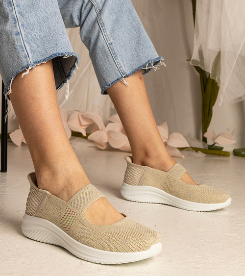 Smėliniai moteriški sportiniai bateliai su reljefiniu padu Muratti