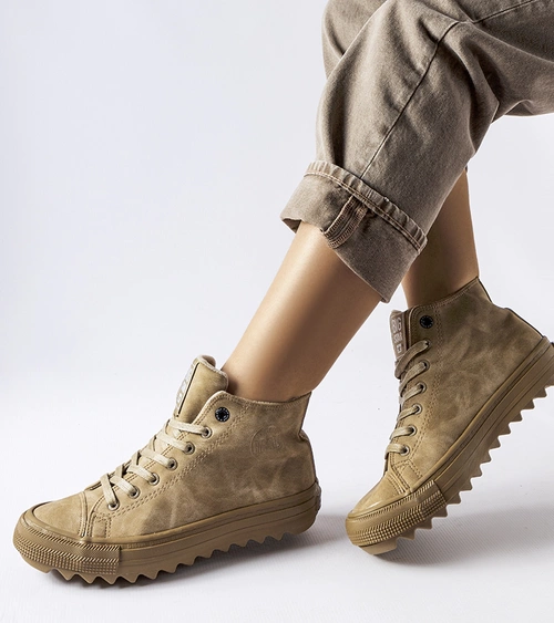 Smėlio spalvos pašiltinti sportiniai bateliai Big Star GG274071