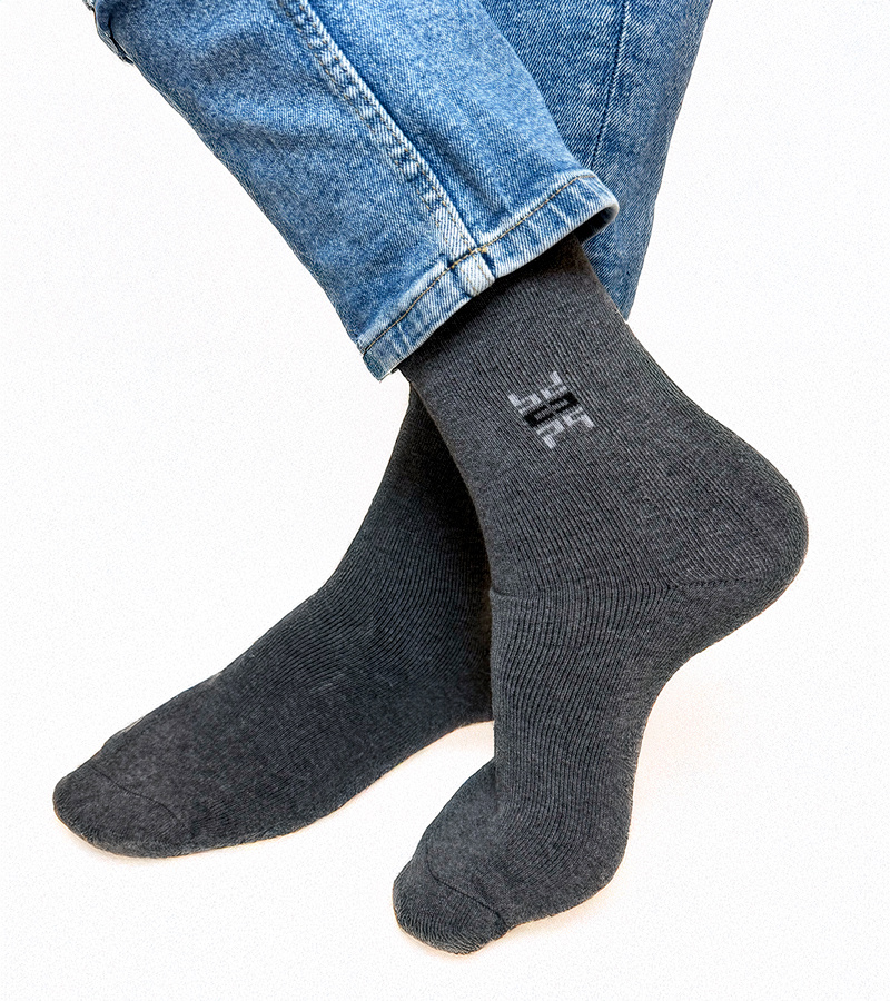 Pilki vyriški šilti kojinės Narus