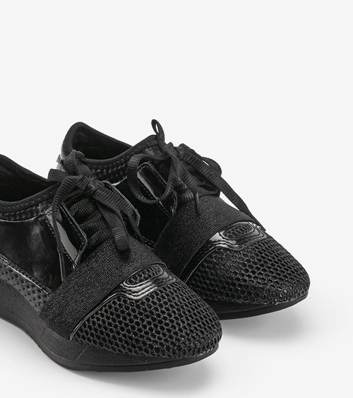 Juodi vaikiški sportbačiai Kelli