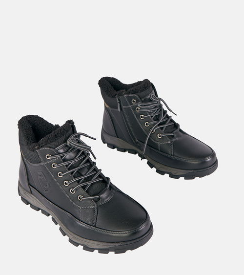 Vyriški juodi pašiltinti trapai Elias