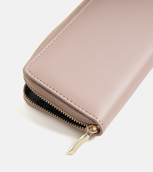 Rožinė klasikinė piniginė Elsa