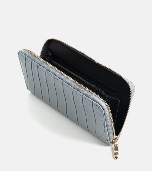 Mėlyna lakinė piniginė Spangler